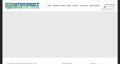Desktop Screenshot of customdirectwindows.com