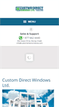 Mobile Screenshot of customdirectwindows.com